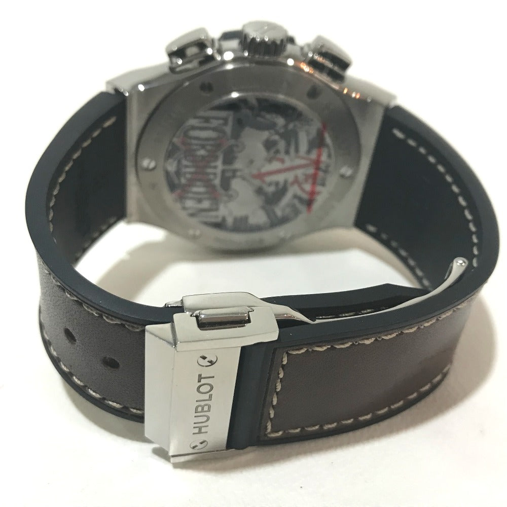 HUBLOT 521.NC.0589.VR.OPX14 フォービデンX クラシック フュージョン 自動巻き 葉巻ボックス付き 腕時計 チタニウム メンズ シルバー