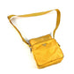 PRADA triangle logo triangle logo plate Bag Pochette Crossbody Shoulder Bag Nylon yellow Used