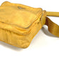 PRADA triangle logo triangle logo plate Bag Pochette Crossbody Shoulder Bag Nylon yellow Used