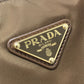 PRADA 1BB127 Padlock Top Handle Medium Bag Shoulder Bag Nylon/Leather Women's Brown
