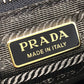 PRADA 1BB127 Padlock Top Handle Medium Bag Shoulder Bag Nylon/Leather Women's Brown