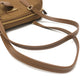 PRADA 1BB127 Padlock Top Handle Medium Bag Shoulder Bag Nylon/Leather Women's Brown