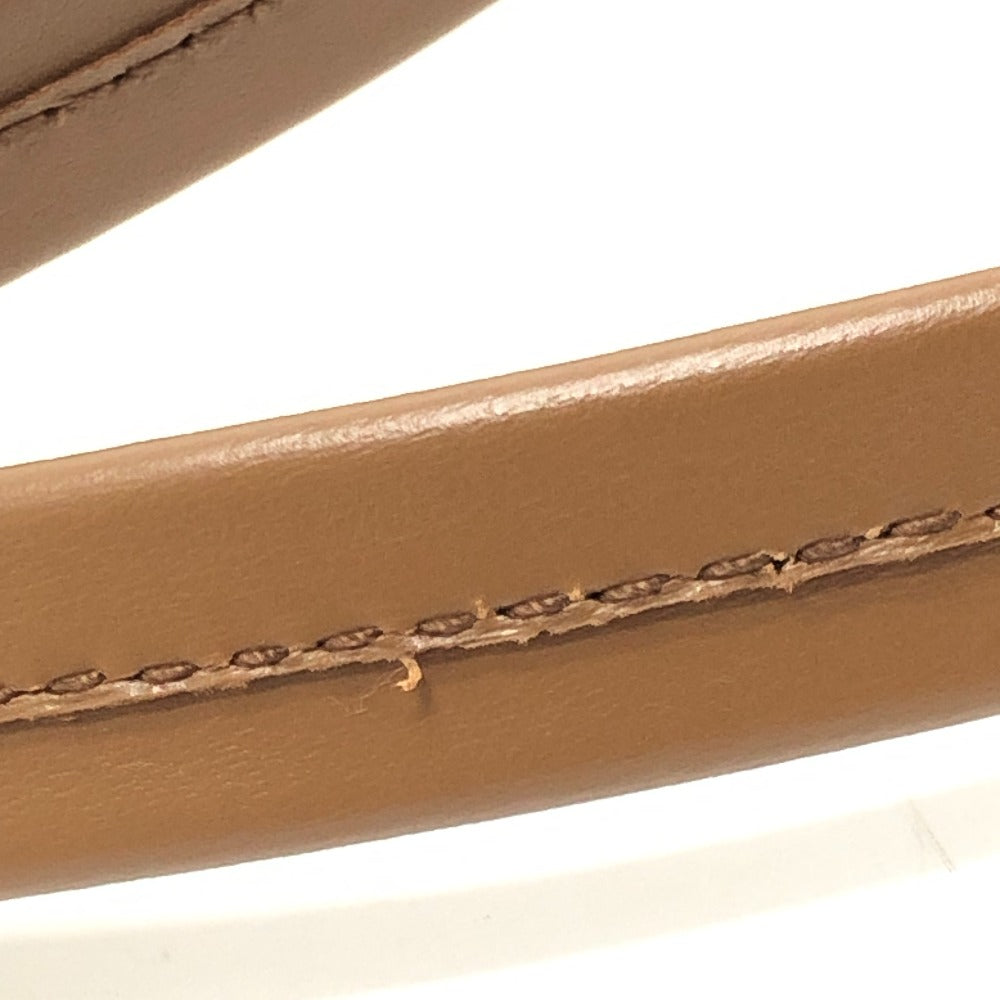 PRADA 1BB127 Padlock Top Handle Medium Bag Shoulder Bag Nylon/Leather Women's Brown