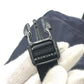 PRADA 1BD994 Triangle Crossbody bag, shoulder bag, triangular logo plate, flap, messenger bag Shoulder Bag Nylon Navy Used