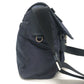PRADA 1BD994 Triangle Crossbody bag, shoulder bag, triangular logo plate, flap, messenger bag Shoulder Bag Nylon Navy Used