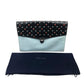 PRADA VR074C Saffiano Bejeweled and Studded Leather Flap Clutch Bag in Black