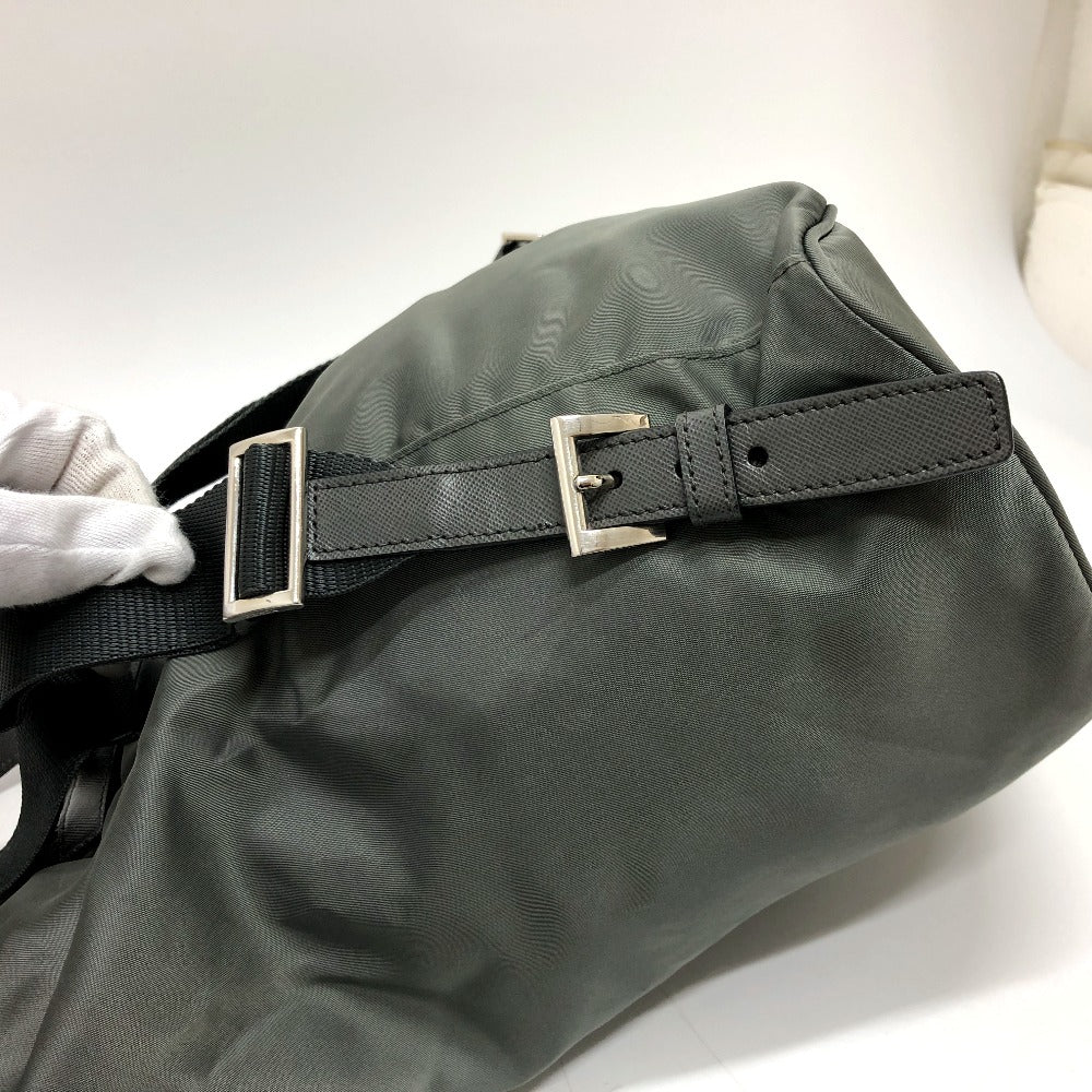 PRADA BZ0032 トライアングルロゴ バックパック カバン リュックサック レザー レディース - brandshop-reference