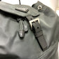 PRADA BZ0032 Triangle Logo Backpack, Leather, Women's, Gray