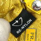 PRADA 2TT140 Triangle Plate Re-Nylon Triangle Key Ring Pouch with Neck Strap, Yellow, Men's