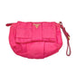 PRADA 1N1422 Logo Ribbon Accessory with Strap Multi Pouch Storage Pouch Accessory Pouch Cosmetic Pouch Nylon Women's Pink