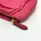 PRADA 1N1422 Logo Ribbon Accessory with Strap Multi Pouch Storage Pouch Accessory Pouch Cosmetic Pouch Nylon Women's Pink