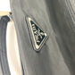 PRADA トライアングルロゴ 三角ロゴ プレート 2WAYバッグ ショルダーバッグ ハンドバッグ 旅行バッグ トラベルバッグ ボストンバッグ ナイロン ユニセックス ブラック - brandshop-reference