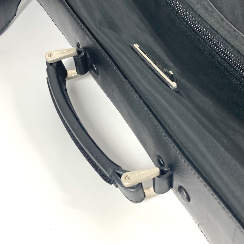 PRADA トライアングルロゴ 三角ロゴ プレート 2WAYバッグ ショルダーバッグ ハンドバッグ 旅行バッグ トラベルバッグ ボストンバッグ ナイロン ユニセックス ブラック - brandshop-reference