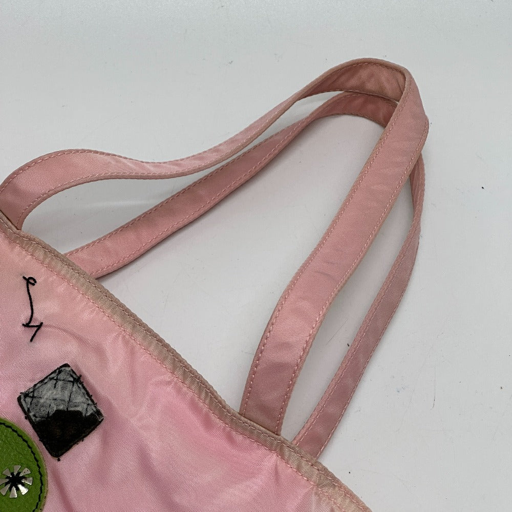PRADA BR2897 ロボット ハンドバッグ カバン トートバッグ ナイロン レディース ピンク - brandshop-reference