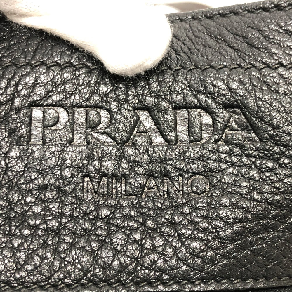 PRADA VA0802 斜め掛け フロント ポケット カバン ショルダーバッグ レザー レディース