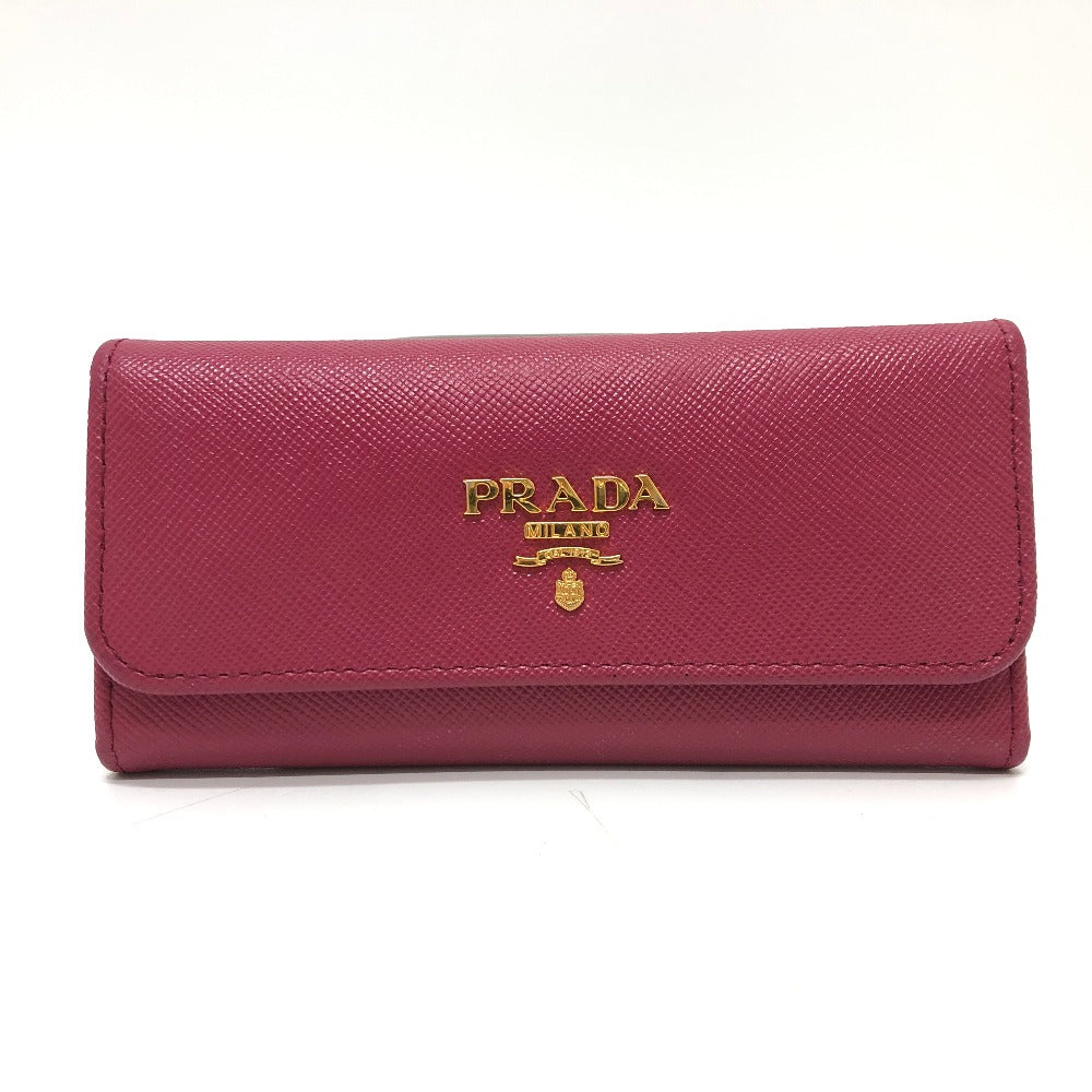 PRADA 1M0223 ロゴ  6連 キーケース サフィアーノレザー レディース