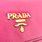 PRADA 1PG222 ロゴ 6連 キーケース 鍵入れ キーケース サフィアーノレザー レディース