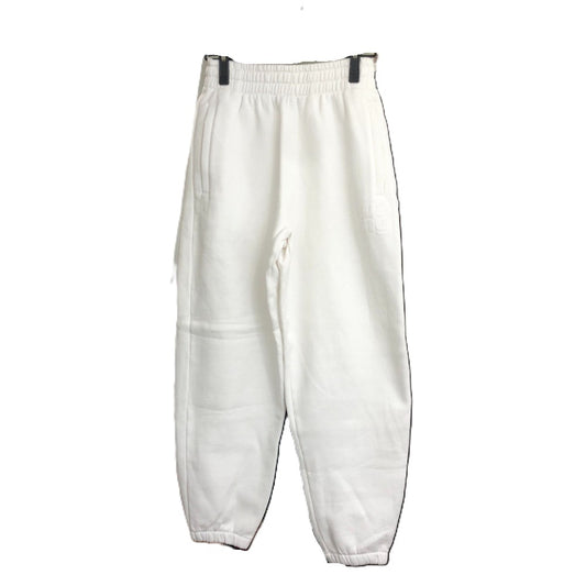 Alexander Wang Rubber Print Jogger Sweatpants Seluar Seluar Seluar Kapas Wanita Putih