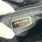 PRADA VA905A Logo car motif bag Tote Bag Nylon Black Used