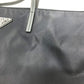 PRADA 1BG189 Triangle Logo Tote Bag/Crossbody Bag/2-Way Shoulder Bag Nylon Unisex Navy