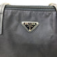 PRADA 1BG189 Triangle Logo Tote Bag/Crossbody Bag/2-Way Shoulder Bag Nylon Unisex Navy