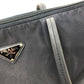 PRADA 1BG189 Triangle Logo Tote Bag/Crossbody Bag/2-Way Shoulder Bag Nylon Unisex Navy