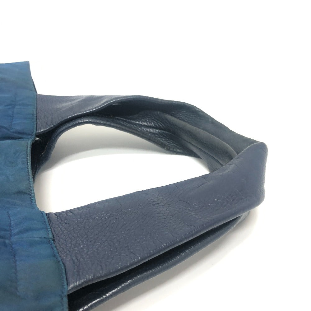 PRADA VA0677 トライアングルロゴ トートバック カバン バック トートバッグ ナイロン レディース ブルー - brandshop-reference