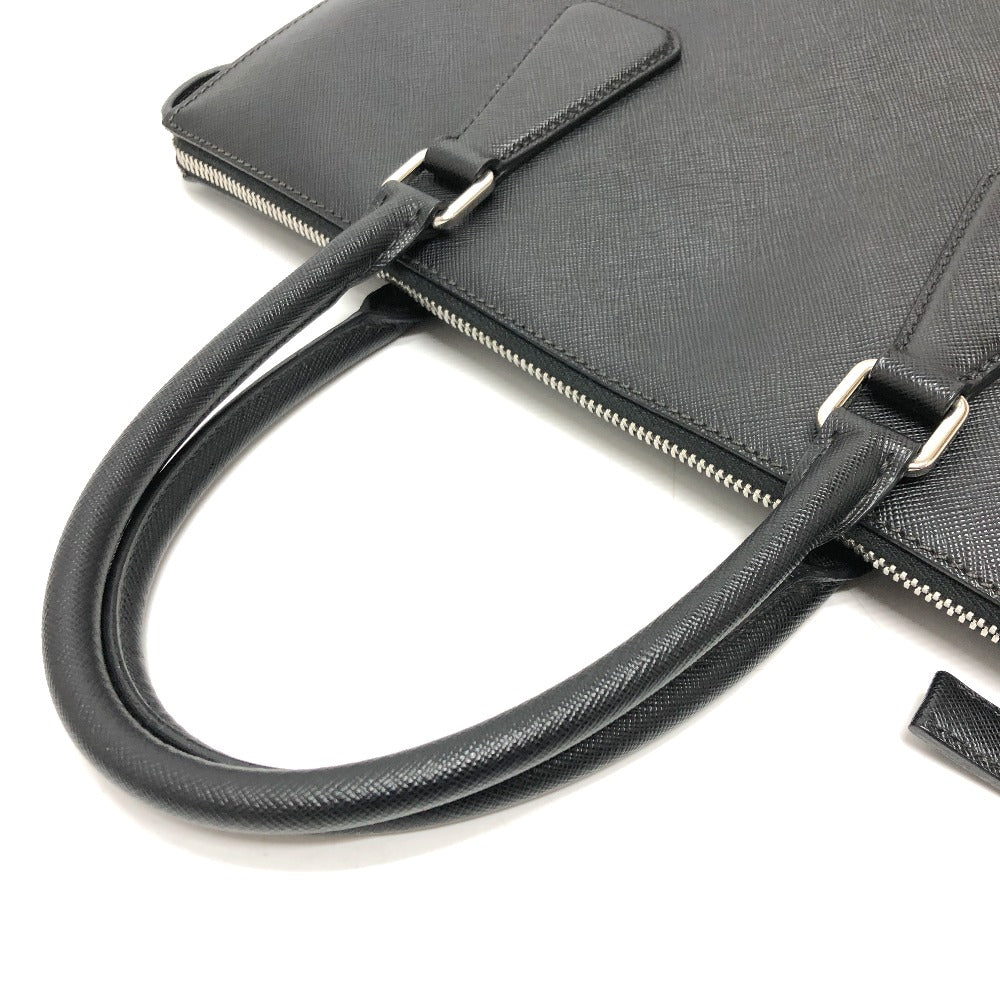 PRADA 2VG079 ロゴ ビジネス カバン ハンドバック バッグ ビジネスバッグ トートバッグ サフィアーノレザー メンズ - brandshop-reference