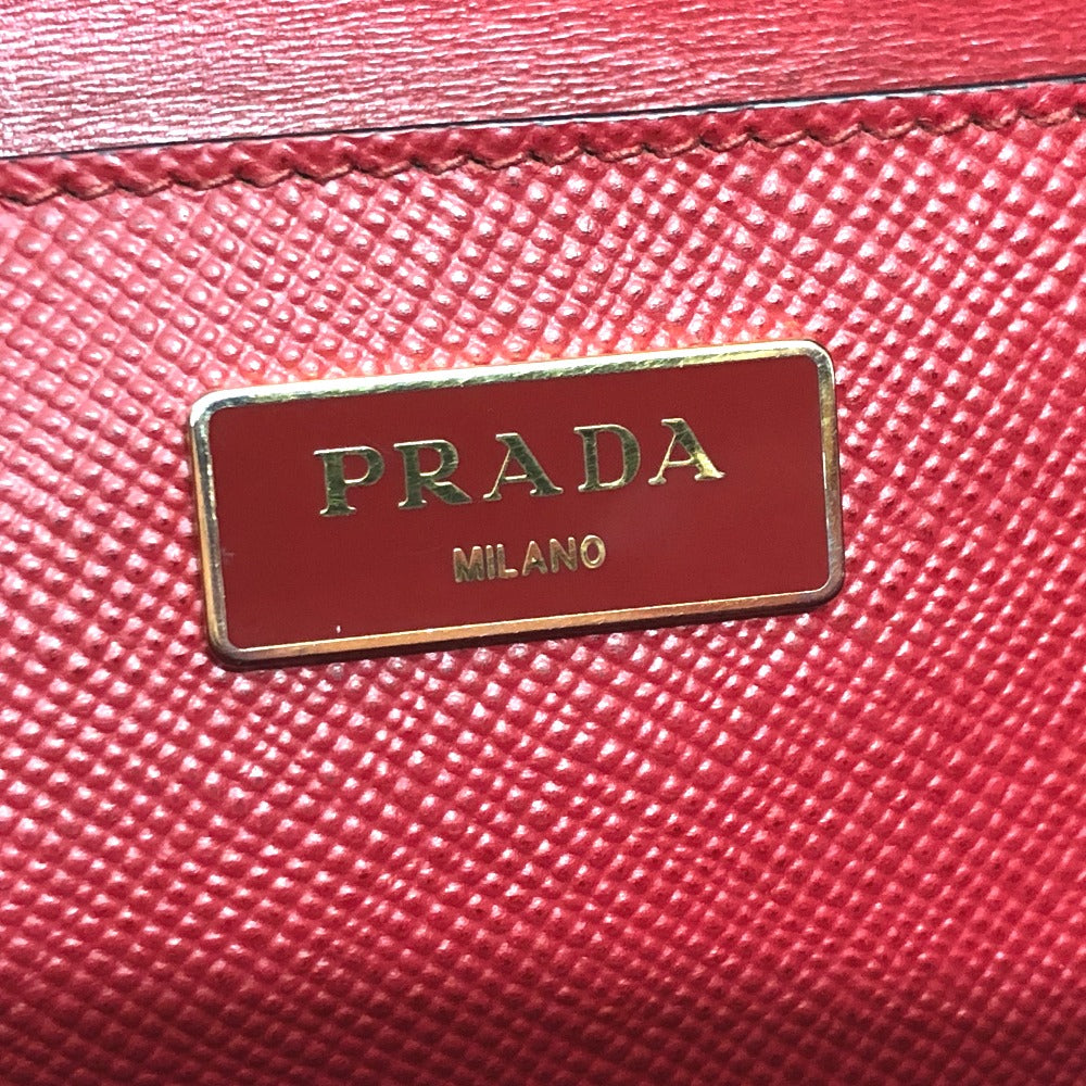 PRADA BN2729 斜め掛け トートバッグ フロントポケット 2WAY カバン ショルダーバッグ ハンドバッグ サフィアーノレザー レディース - brandshop-reference