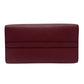PRADA 1BA156 logo monochrome 2-Way Shoulder Bag with Mirror and Charm Pouch Hand Bag Safiano leather wine-red Used