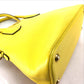 PRADA BL0902 2-Way Shoulder/Handbag Leather Women's Yellow