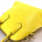 PRADA BL0902 2-Way Shoulder/Handbag Leather Women's Yellow