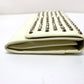 PRADA Wallet Bag, Studded Clutch Wallet, Long Wallet, Leather, Women's, White