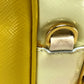 PRADA BL0864 Bicolor Saffiano Bernice Handbag, 2-Way Leather, Yellow, Women's