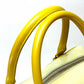 PRADA BL0864 Bicolor Saffiano Bernice Handbag, 2-Way Leather, Yellow, Women's