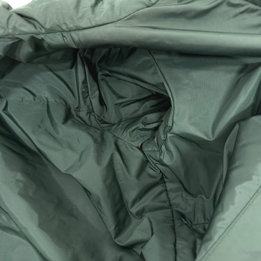 PRADA フード フーディ パーカー 長袖 トライアングルプレート 三角ロゴ ジップアップ アパレル ジャケット ナイロン レディース グリーン - brandshop-reference