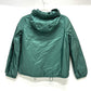 PRADA フード フーディ パーカー 長袖 トライアングルプレート 三角ロゴ ジップアップ アパレル ジャケット ナイロン レディース グリーン - brandshop-reference