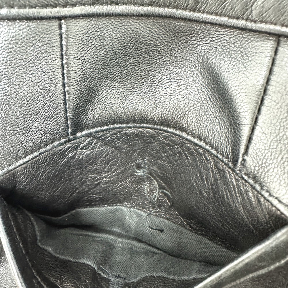 PRADA ライダース アパレル ボトムス マジックテープ レザー パンツ レザー メンズ ブラック - brandshop-reference