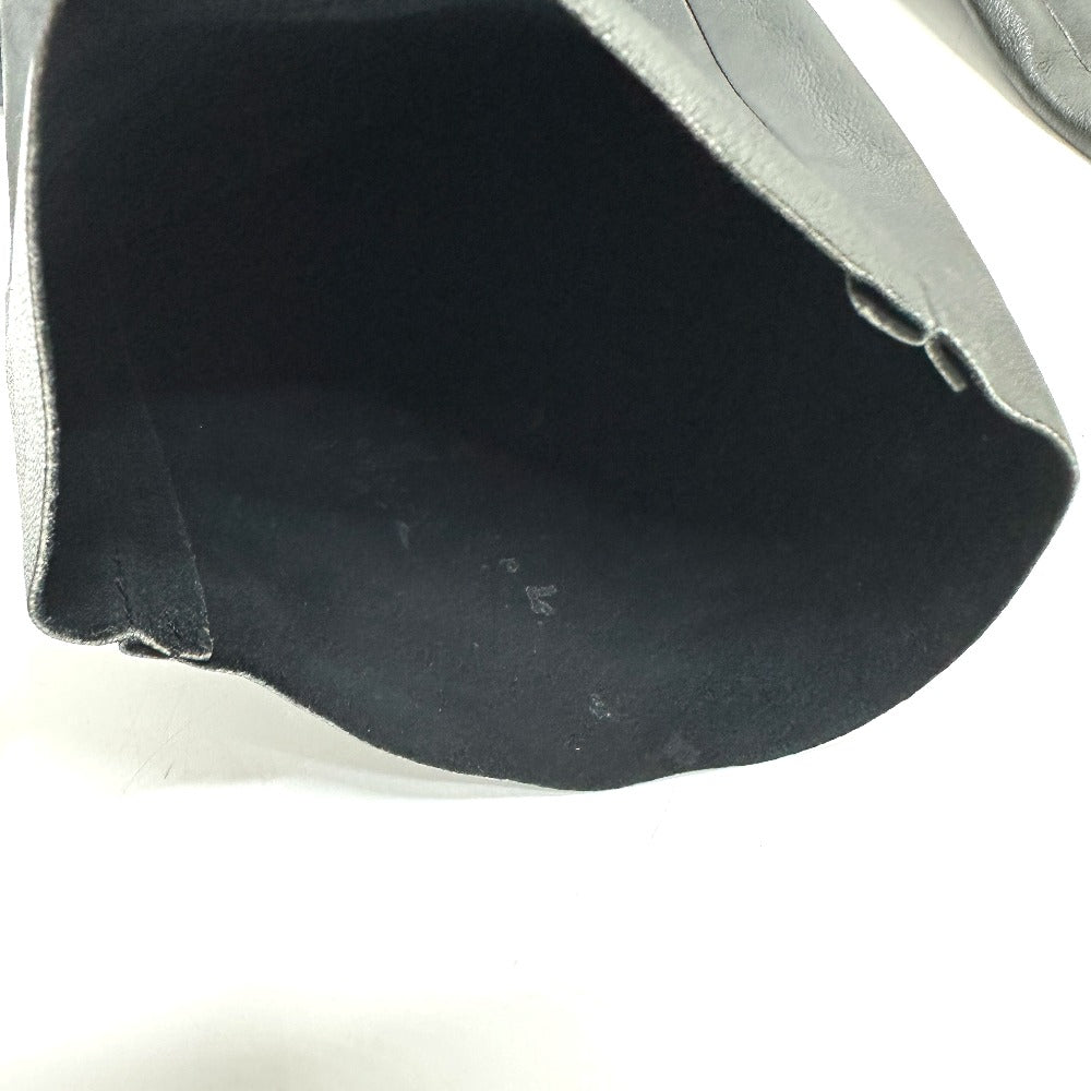 PRADA ライダース アパレル ボトムス マジックテープ レザー パンツ レザー メンズ ブラック - brandshop-reference