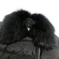 PRADA 29Y510 Triangle logo Short-length apparel outerwear with lamb fur trim. Down jacket Nylon Black Used