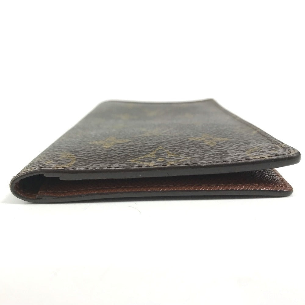 LOUIS VUITTON M61823 Monogram Porte Valeurs Cartes Credit Bill Compartment Long Wallet Long Wallet MonogramCanvas Brown Used