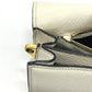 PRADA 1BD159 ロゴ ヴィッテロダイノレザー 2WAY カバン バッグ 斜め掛け フラップ ポシェット ショルダーバッグ レザー レディース ホワイト