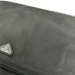 PRADA V147S Triangle Plate 2WAY Bag Shoulder Bag Briefcase Business Bag Nylon Unisex Black