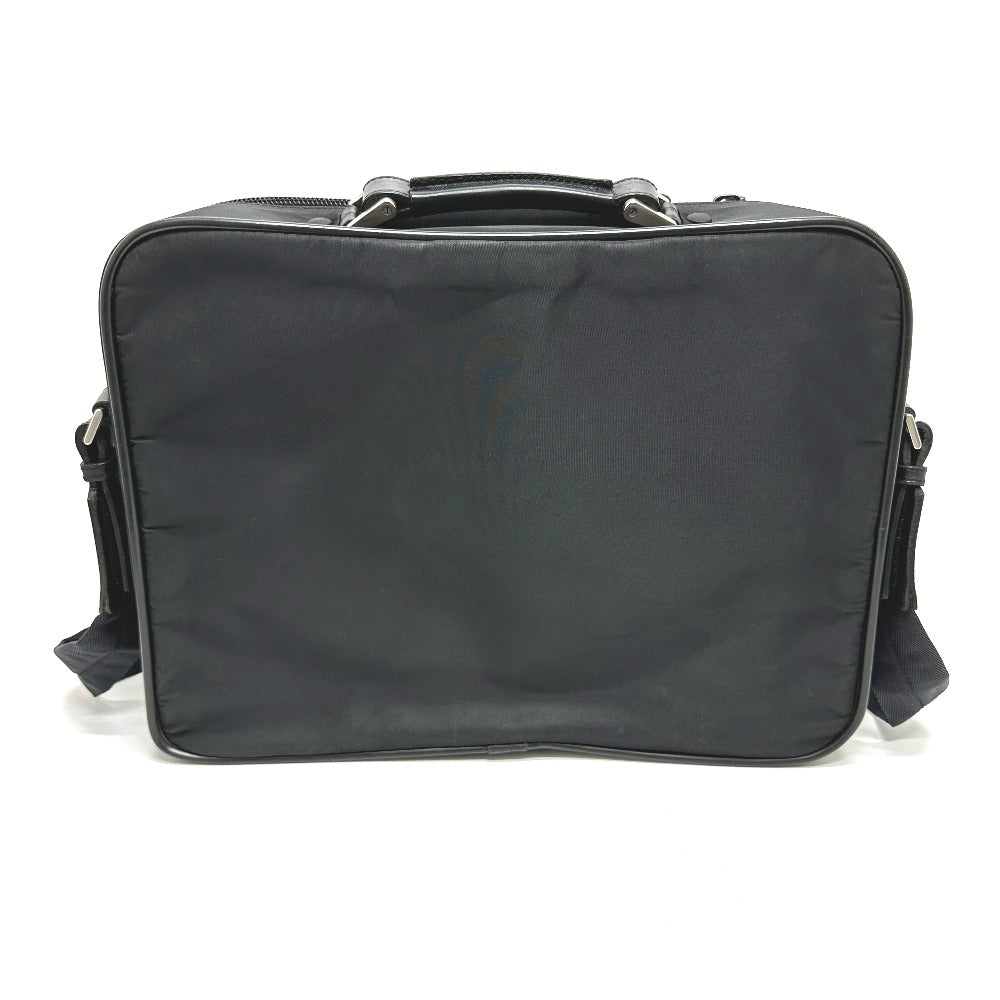 PRADA V147S Triangle Plate 2WAY Bag Shoulder Bag Briefcase Business Bag Nylon Unisex Black