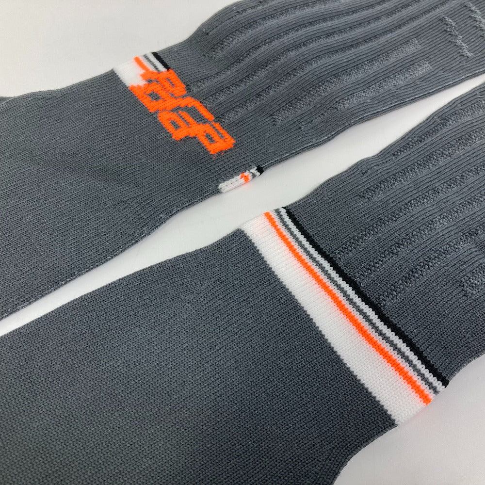 PRADA 27388 Logo Long Gloves, Polyester, Women's, Gray