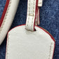 PRADA BN2441 Logo Handbag in Cotton Denim, Blue