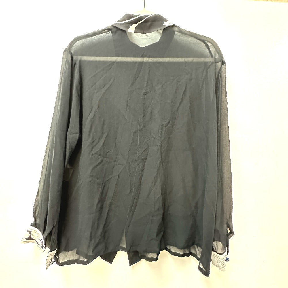 LEONARD トップス アパレル シャツ ボタン 花柄 フラワー アパレル シースルー 長袖シャツ シルク レディース - brandshop-reference