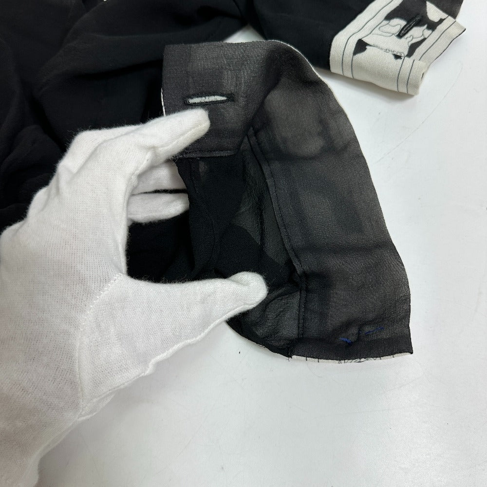 LEONARD トップス アパレル シャツ ボタン 花柄 フラワー アパレル シースルー 長袖シャツ シルク レディース - brandshop-reference