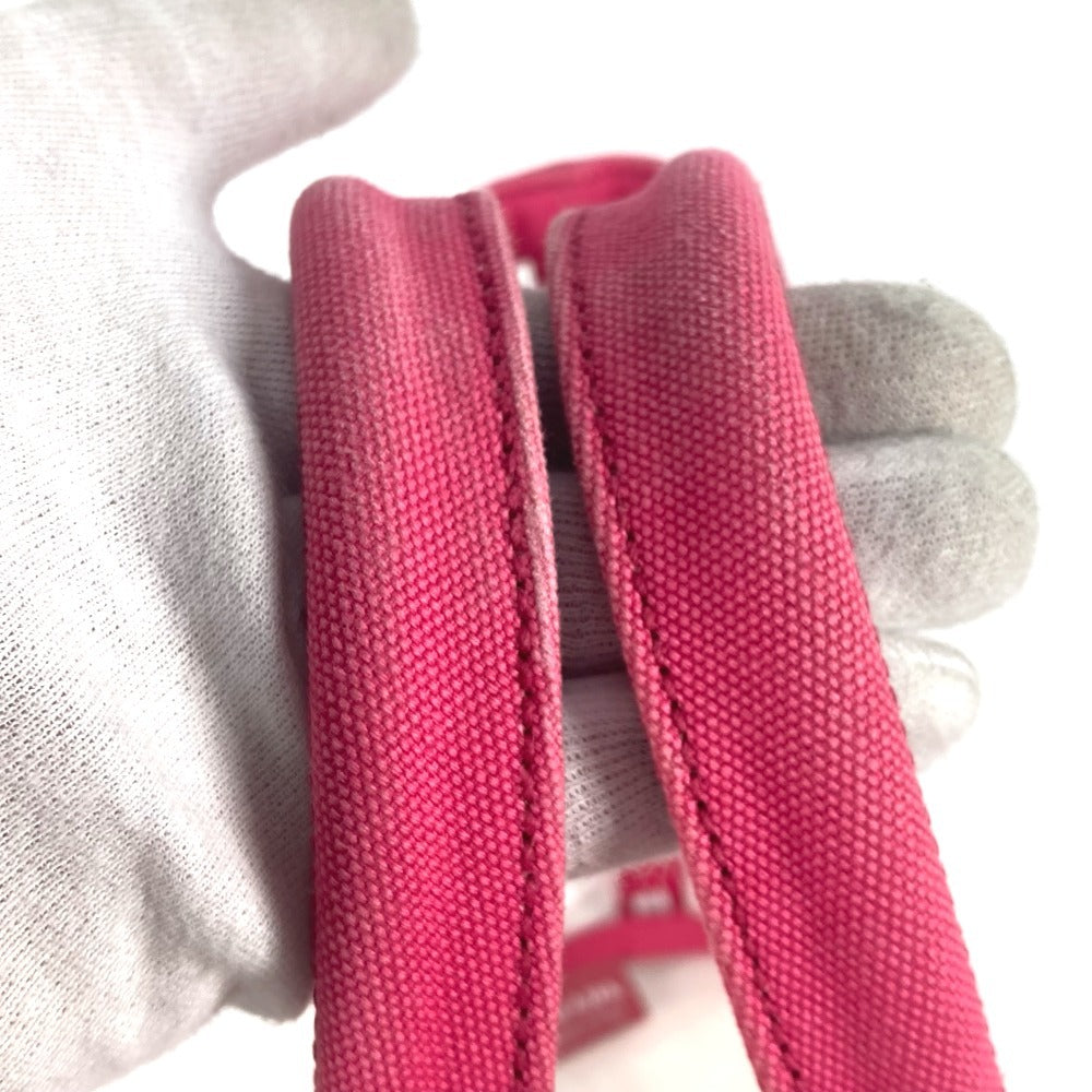 PRADA ビーチバッグ ポーチ付き ロゴ カナパ 2WAYバッグ ショルダーバッグ ハンドバッグ トートバッグ ビニール レディース ピンク - brandshop-reference