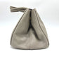 PRADA BN1872 Logo Canapa Bag Handbag Large Capacity Tote Bag Leather Women's Gray